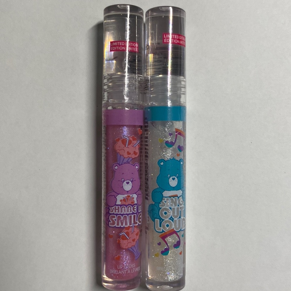Wet n Wild x Care Bears Limited Edition Shimmer Lip Glosses